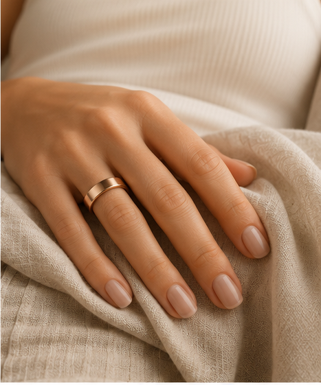 Pulse Smart Ring — Rose Gold, Size 7